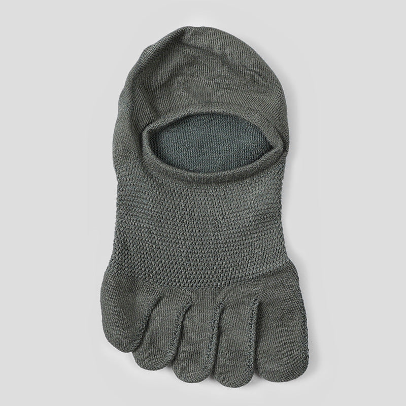 Five Toe Socks Dark Green Free Size