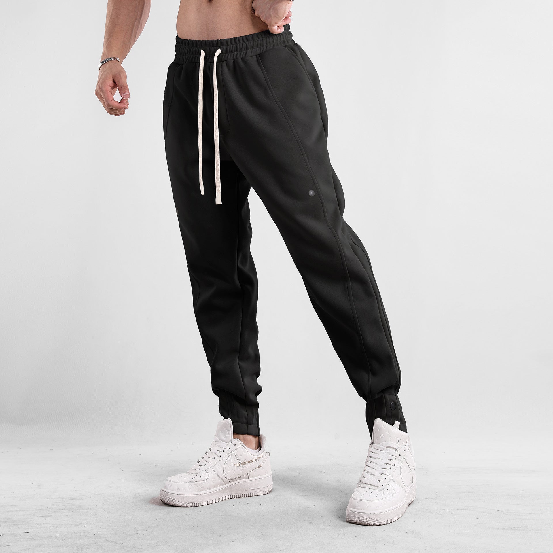 Leisure Sports Loose Trousers Black