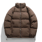 Men's Stand Collar Loose And Warm Down Coat