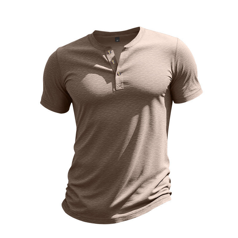 Bamboo Shirt Short Sleeve Brown