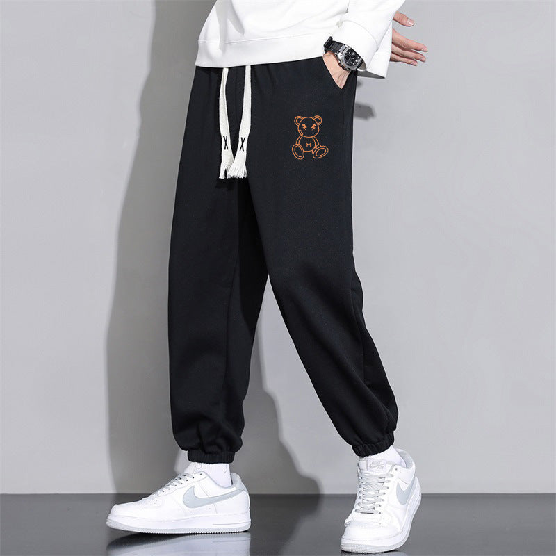 Cropped Casual Loose Pants 901 Spring And Summer Black