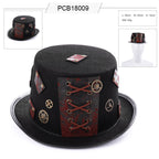 Halloween Props Heavy Metal Top Retro Gothic Steampunk Hat
