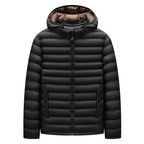 Lightweight Down Cotton-padded Jacket Storage Rib Coat
