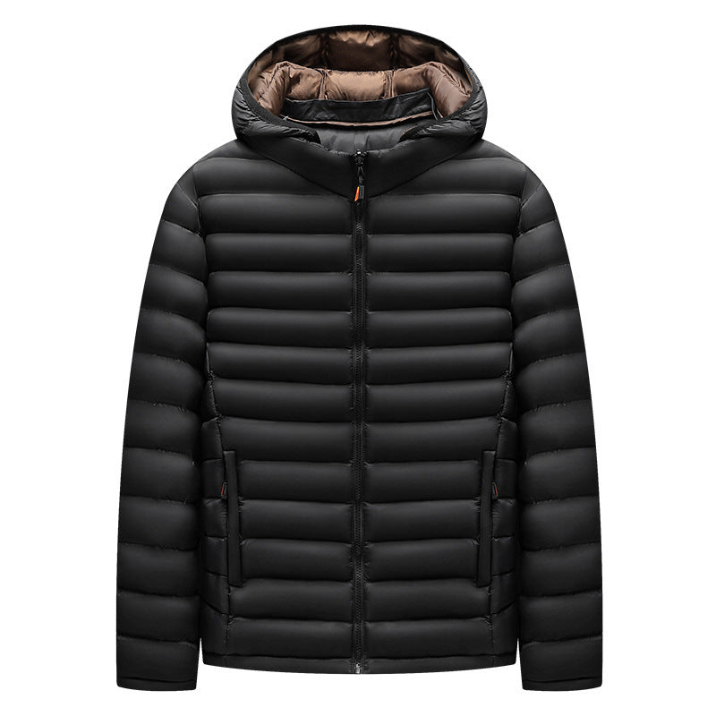 Lightweight Down Cotton-padded Jacket Storage Rib Coat